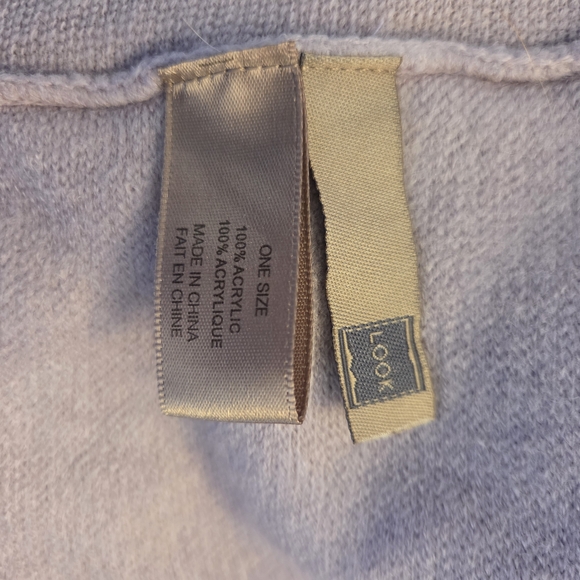 Look Lavender Sleeveless Women's Open Cardigan Sweater Shawl Wrap - Picture 5 of 7